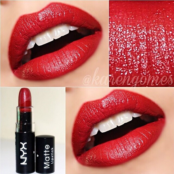 Nyx Makeup Alabama The Perfect Red Matte Lipstick Poshmark
